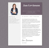 Orthopedic Nurse Modern Resume, Cover Letter & References Template Package