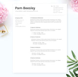 Simple Minimalist Resume, Cover Letter & References Template Package