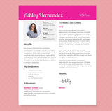 public relations cv template