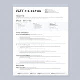 cv microsoft word template