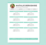 resume template