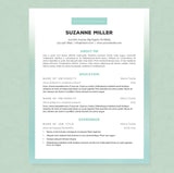 microsoft word resume template